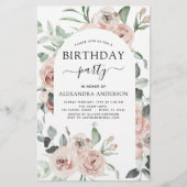 Begroting Stusty Pink Birthday Party Florence (Voorkant)