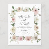 Begroting Stusty Pink Floral Eucalyptus Weddenscha (Voorkant)