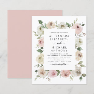 Begroting Stusty Pink Floral Eucalyptus Weddenscha