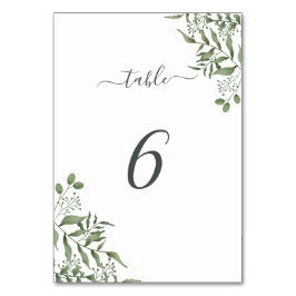 Begroting Succulent Eucalyptus Leaves Wedding Kaart