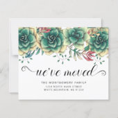 Begroting Succulents Hens Chicks Moving Announge (Voorkant)