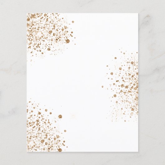 Begroting Sweet 16 eucalyptus greenery glitter (Achterkant)