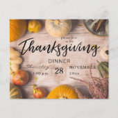 Begroting Thanksgiving - Dinner Feast Pumpkin Flyer (Voorkant)
