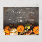 Begroting Thanksgiving - Dinner Pumpkins Flyer (Voorkant)