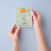 Begroting Thanksgiving Duo Pumpkin — Dinner Olive Flyer (Hand)