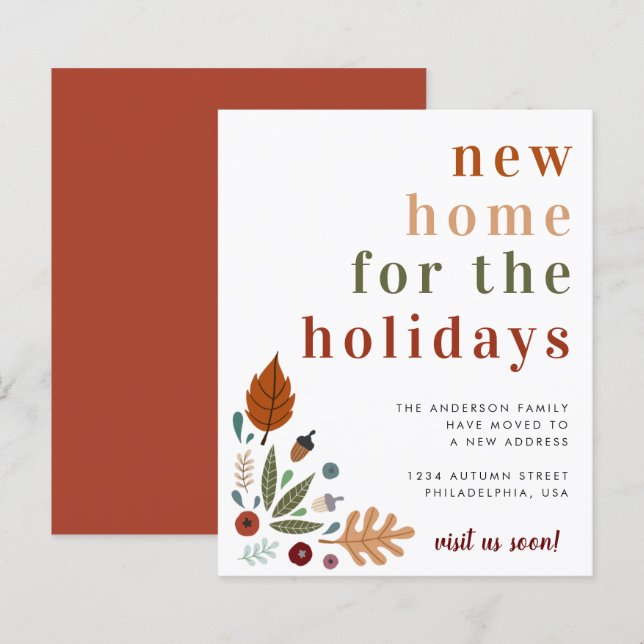 Begroting Thanksgiving Nieuwe startaankondiging (Voorkant / Achterkant)