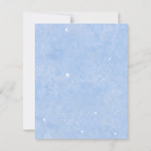 Begroting Thin Blue Line Police Vlag kerstkaart (Achterkant)