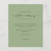 Begroting Toekomst mevrouw Vrijgezellenfeest Sage  (Voorkant)