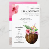 Begroting Tropical Coconut Afstuderen met Foto V2 (Voorkant / Achterkant)