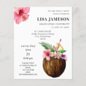 Begroting Tropical Coconut Afstuderen met Foto V2 Flyer (Achterkant)
