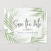 Begroting Tropical Foliage Sage Green Save the Dat (Voorkant / Achterkant)