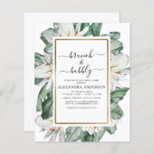 Begroting Tropisch Brunch en Bubble Vrijgezellenfe (Voorkant / Achterkant)