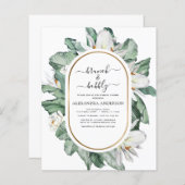 Begroting Tropisch Brunch en Bubble Vrijgezellenfe (Voorkant / Achterkant)