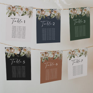 Begroting tropisch elegant trouwtafel-zitplan