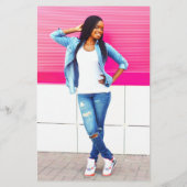 Begroting Tropisch Kokosnoot Afstuderen met Foto V Flyer (Achterkant)