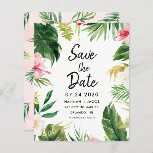 Begroting Tropisch laat Luau de data redden (Voorkant / Achterkant)