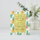 Begroting Tropische anananas Hibiscus Couple's Sho (Staand voorkant)