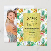 Begroting Tropische ananas & Hibiscus sparen de da (Voorkant / Achterkant)