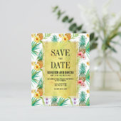 Begroting Tropische ananas & Hibiscus sparen de da (Staand voorkant)