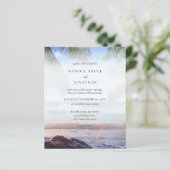 Begroting Tropische Beach Palm Wedding (Staand voorkant)