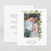 Begroting Tropische Branches & White Flowers Weddi (Voorkant / Achterkant)