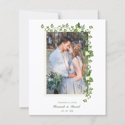 Begroting Tropische Branches & White Flowers Weddi (Voorkant)