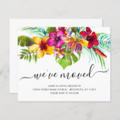 Begroting Tropische Floral We hebben nieuwe thuisb (Voorkant / Achterkant)