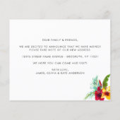 Begroting Tropische Floral We hebben nieuwe thuisb (Achterkant)