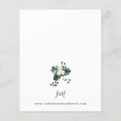 Begroting Tropische palm en witte Floral Wedding 2 (Achterkant)