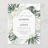 Begroting Tropische palm & White Floral Wedding (Voorkant)