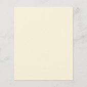 Begroting tropische pampasgras trouwuitnodiging (Achterkant)