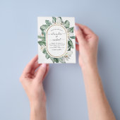 Begroting Tropische weddenschappen Flyer (Hand)