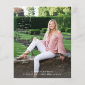 Begroting twee Afstuderen aankondiging van het typ (Voorkant)