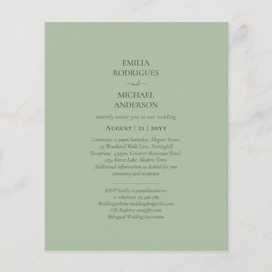 BEGROTING Tweejaarlijks dubbelzijdig grijszwart Flyer (Voorkant)