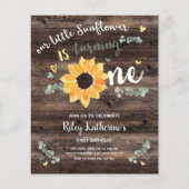 Begroting Uitnodiging eerste verjaardag (Voorkant)