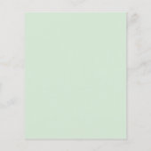 Begroting Uitnodiging Eucalyptus Sage Graduation P (Achterkant)