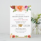 Begroting - Uitnodiging tot Afstuderen van Floral (Staand voorkant)