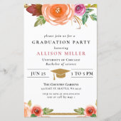 Begroting - Uitnodiging tot Afstuderen van Floral (Voorkant)