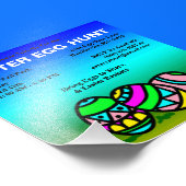 Begroting Uitnodiging tot het uitnodigen van paase Foto Afdruk (Hoek)