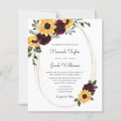 Begroting Uitnodiging tot uitzending van zondbloem (Voorkant)