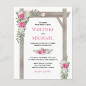 Begroting Uitnodiging tot weddenschap (Voorkant)