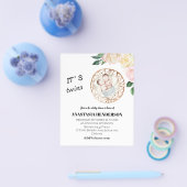BEGROTING/uitnodiging van het Baby shower Flyer (Enkel)