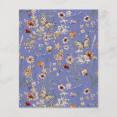 Begroting - uitnodiging voor het huwelijk in wilde (Achterkant)