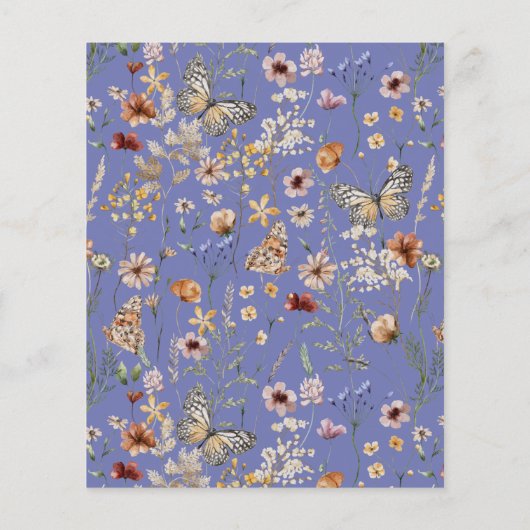 Begroting - uitnodiging voor het huwelijk in wilde (Achterkant)