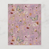 Begroting - uitnodiging voor het huwelijk in wilde (Achterkant)