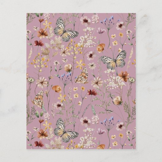 Begroting - uitnodiging voor het huwelijk in wilde (Achterkant)