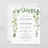 Begroting Uitnodiging voor weddenschappen met de E (Voorkant)