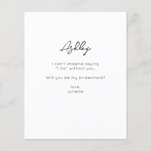 Begroting Uw foto wordt mijn vriendin van eer? (Achterkant)