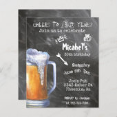 Begroting van de Birthday Party voor Cheers Beer C (Voorkant / Achterkant)