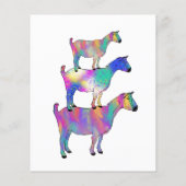 Begroting van de Partij voor de Kleurrijke Geitdag Flyer (Achterkant)